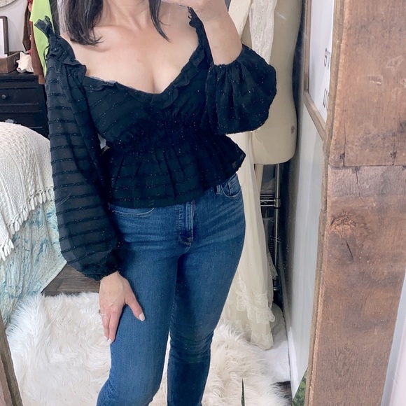 ASTR black boho top size small - Picture 1 of 6